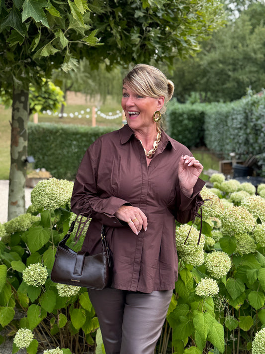 OLENA Blouse Bruin