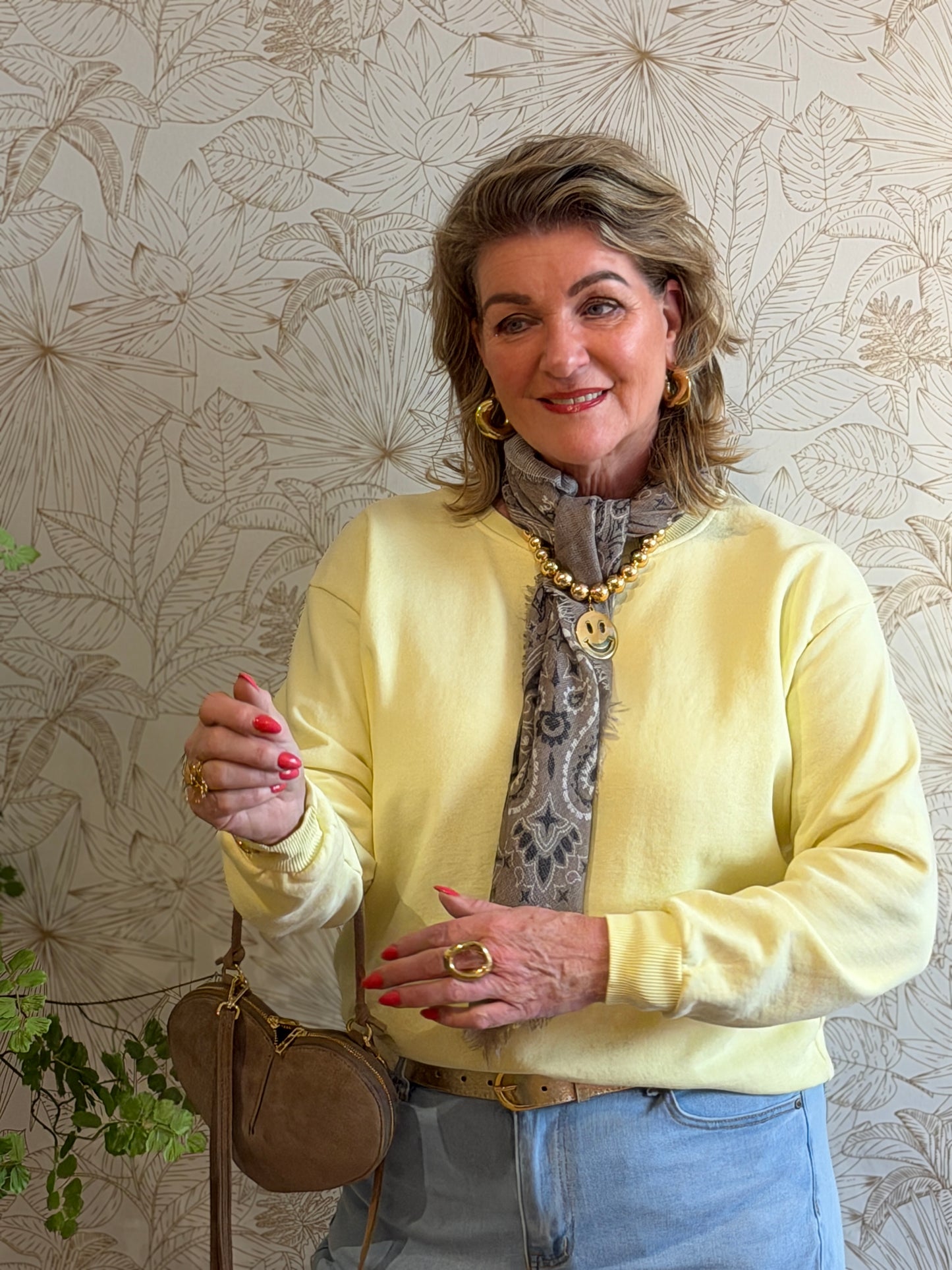 ZAYA Trui - Geel