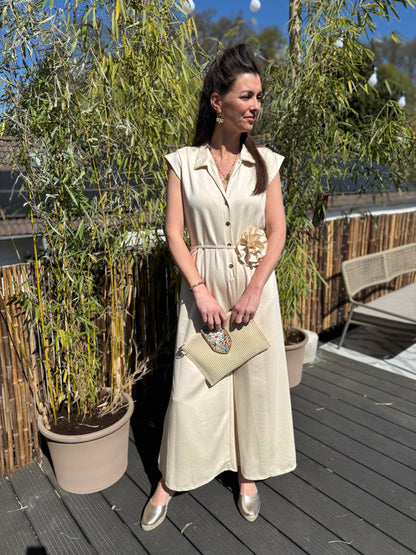 Megan Jumpsuit - Beige