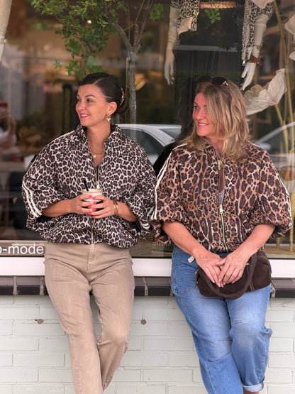 PUFFER JAS LEOPARD - BRUIN