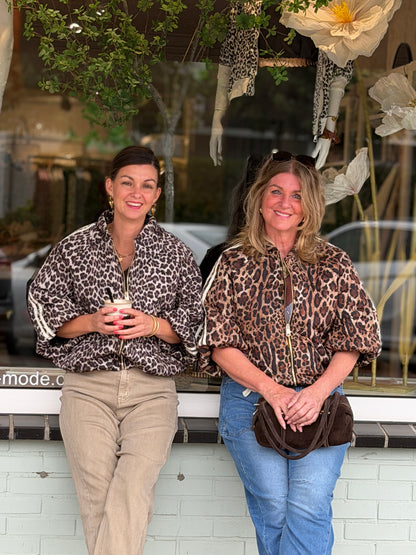 PUFFER JAS LEOPARD - BRUIN