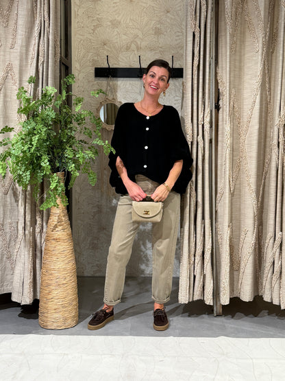 BRITT VEST - ZWART
