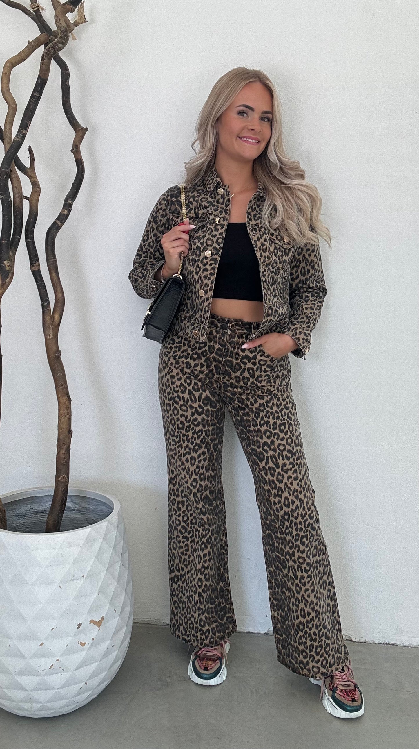 Leopard Jeans