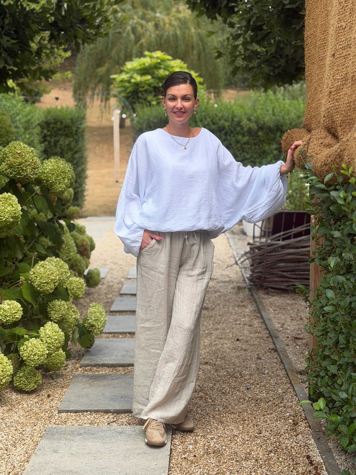 NINA  BLOUSE - WIT