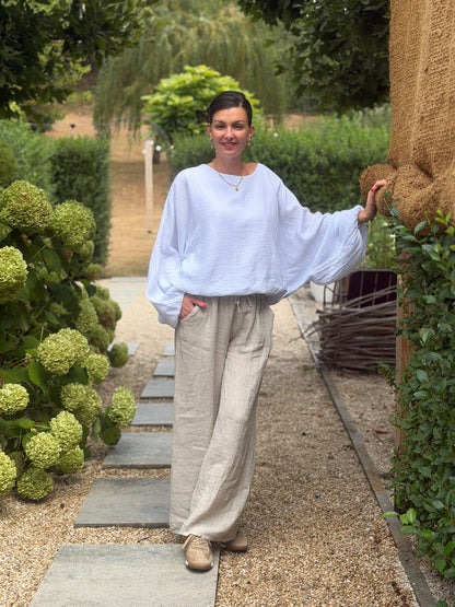 NINA  BLOUSE - WIT