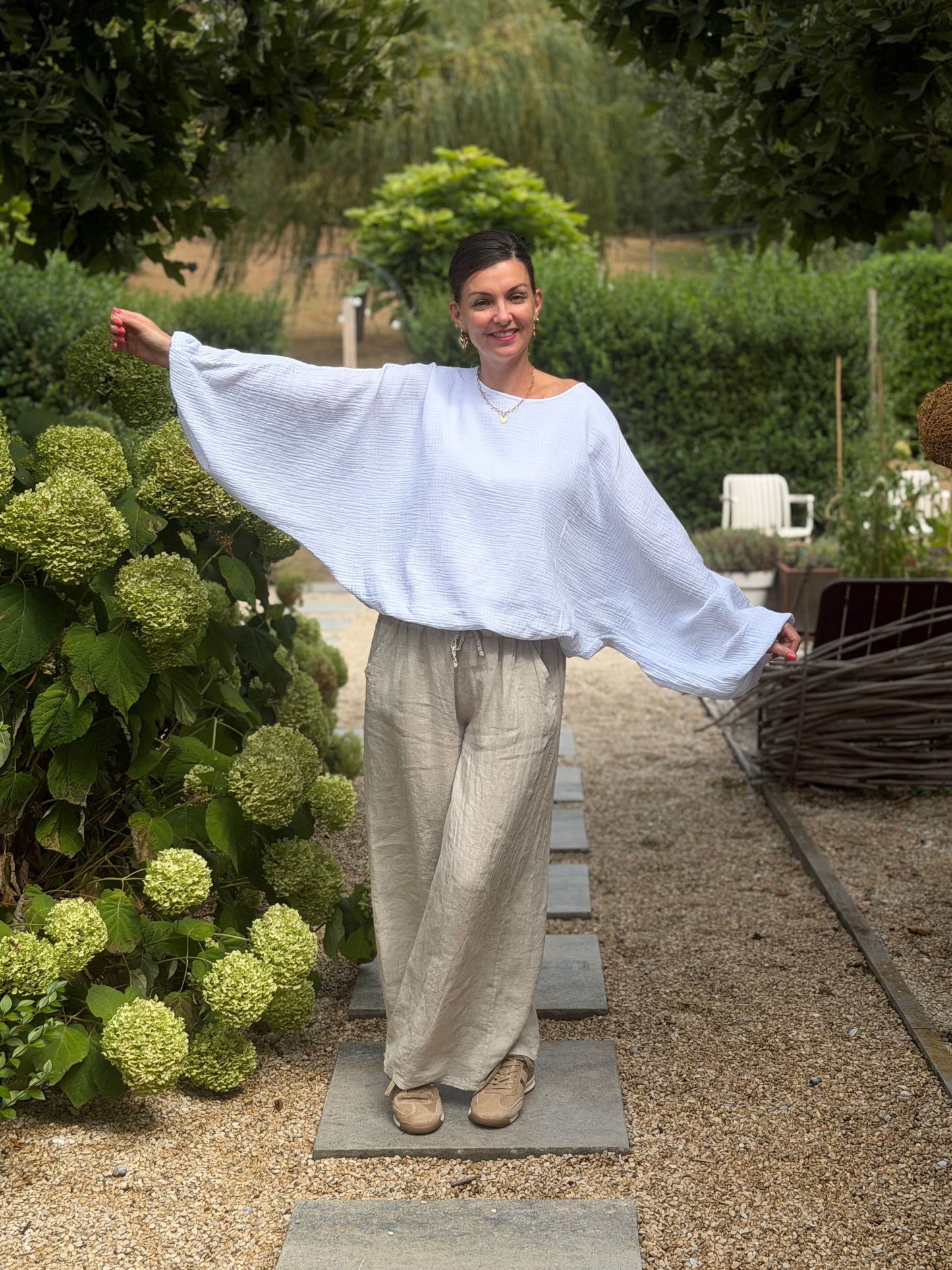 NINA  BLOUSE - WIT