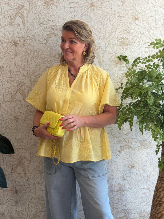 JALIA Blouse Geel