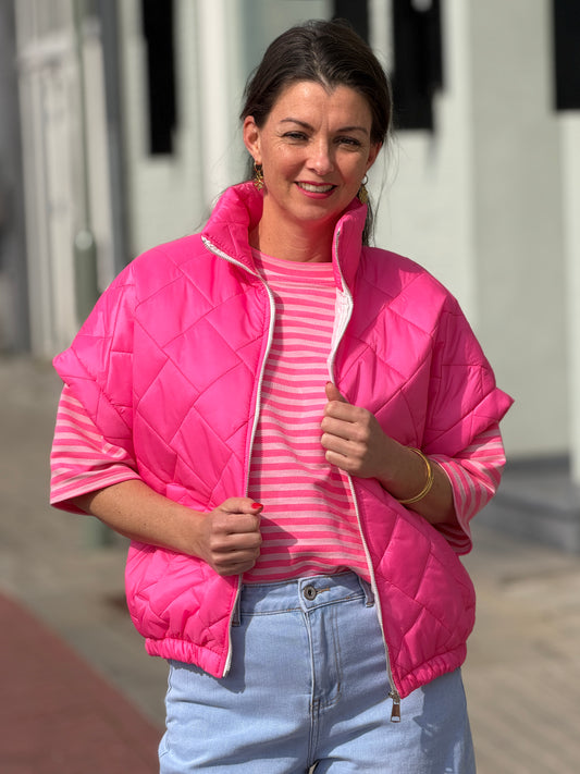 BODYWARMER - Roze