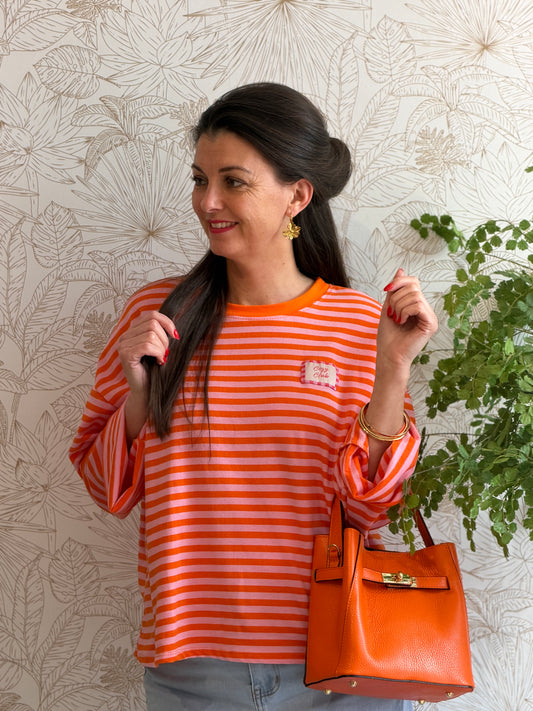 MENNA LONGSLEEVE   - Oranje