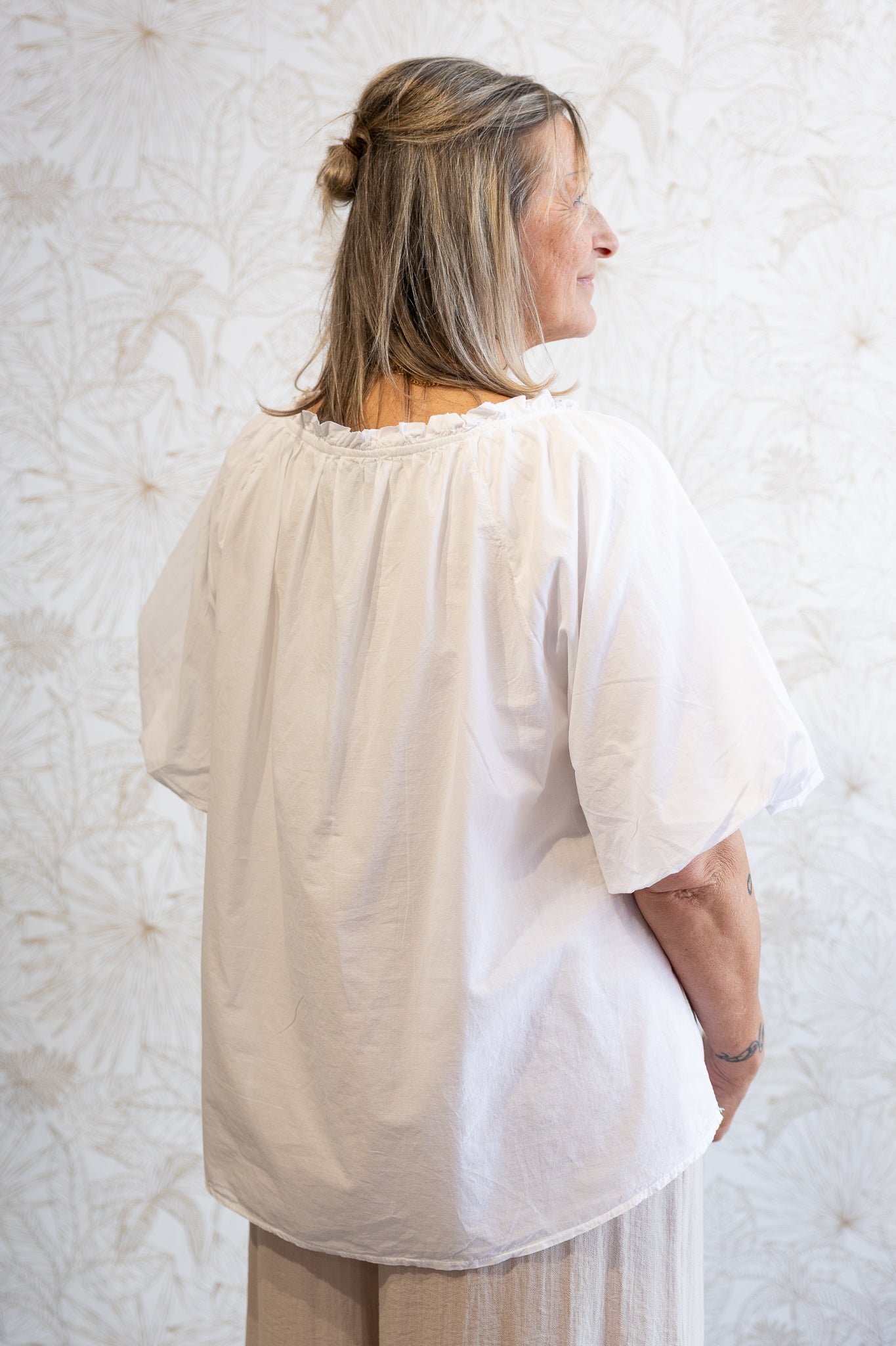 BALLOON Blouse - Wit