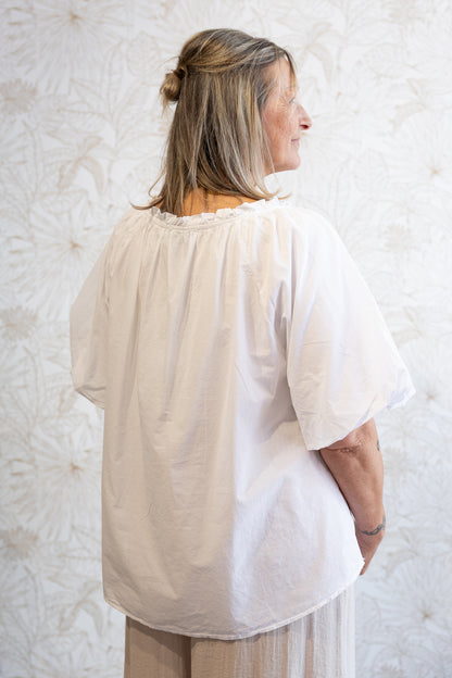 BALLOON Blouse - Wit