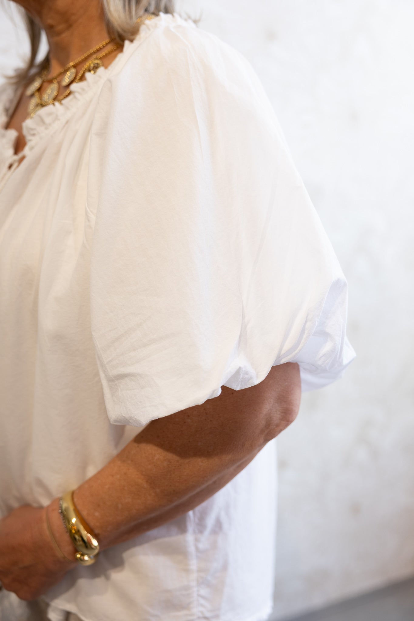 BALLOON Blouse - Wit