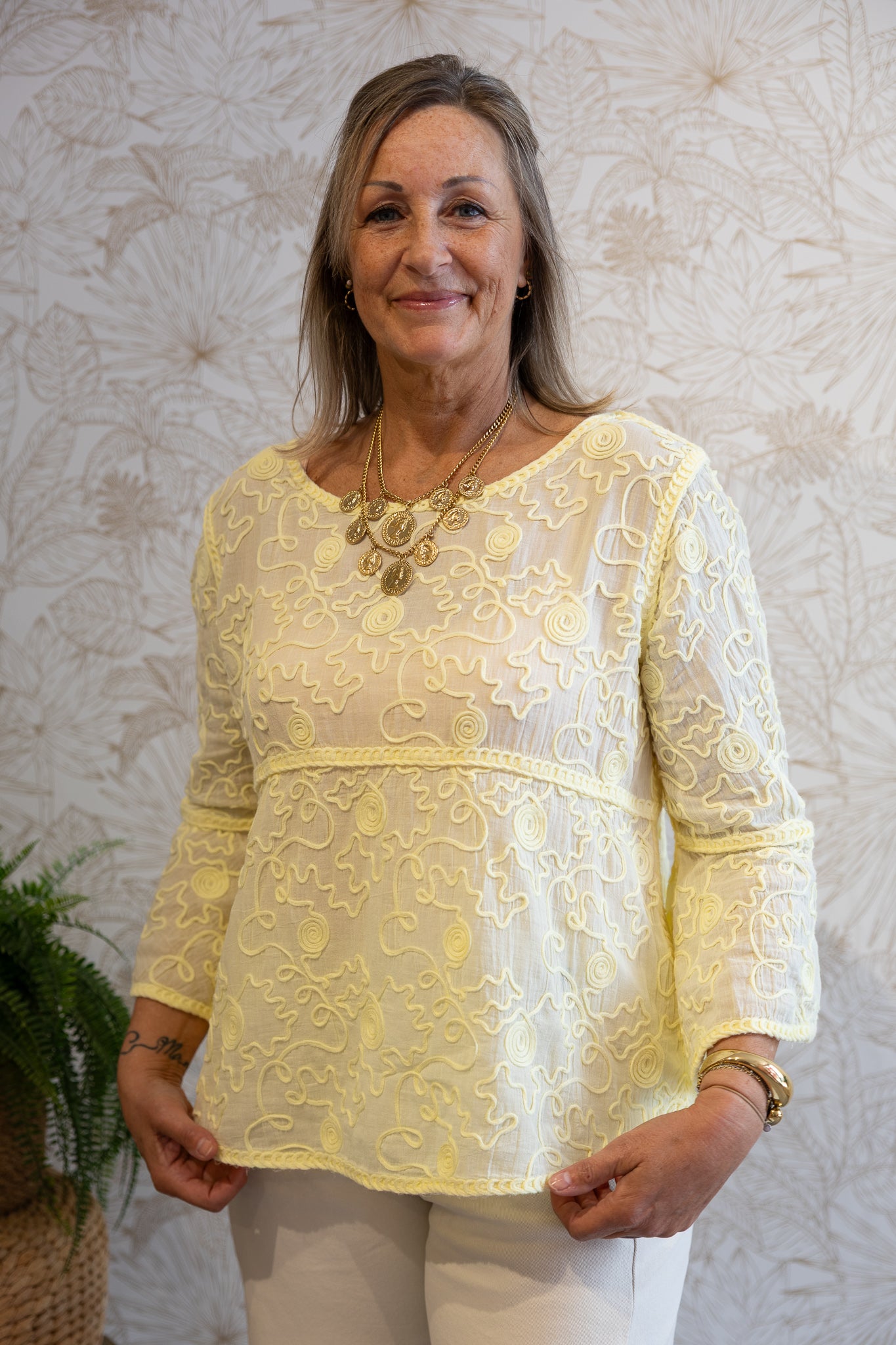 NIKKIE Blouse - Geel