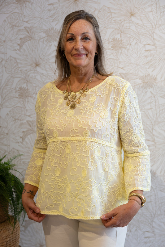 NIKKIE Blouse - Geel