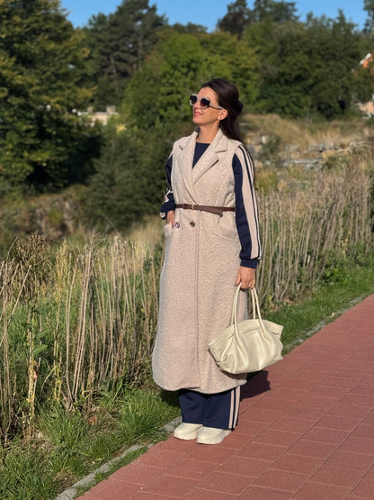 CASEY Co-ord set - Blauw Stripe