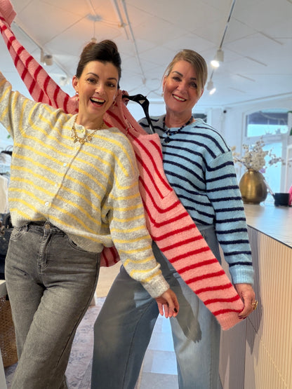 LILI STRIPE VEST - Grijs