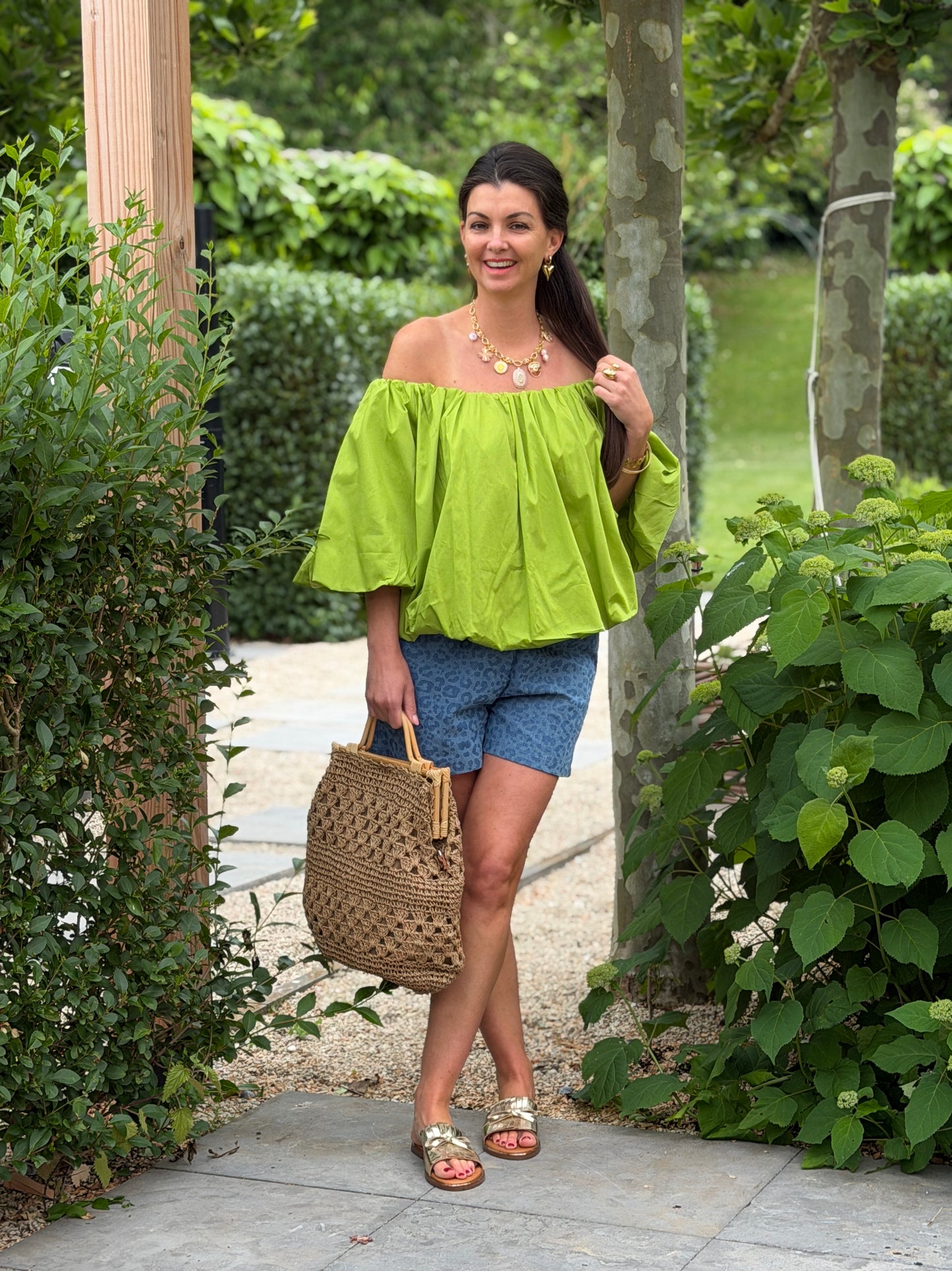 ELBA BLOUSE - GROEN