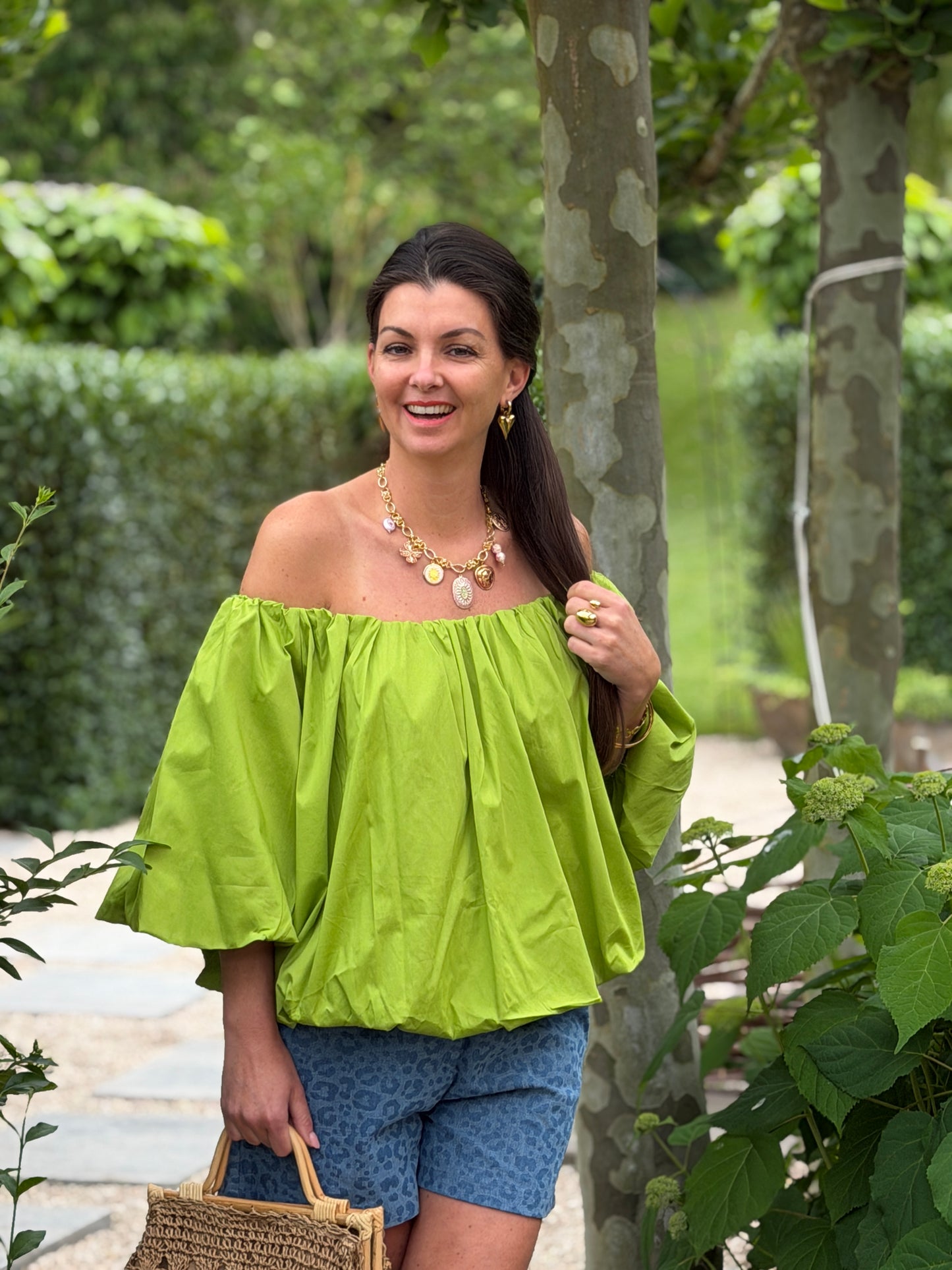 ELBA BLOUSE - GROEN