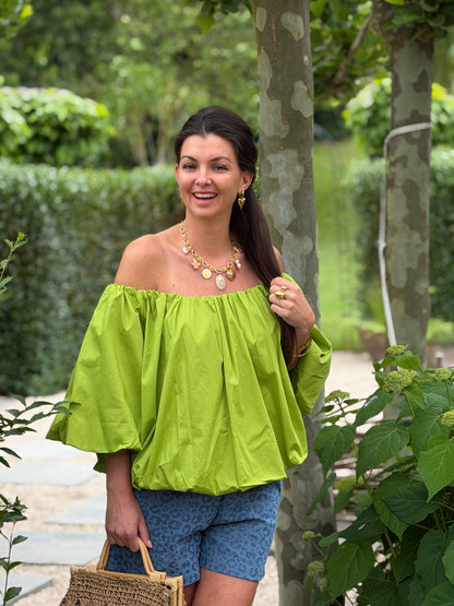ELBA BLOUSE - GROEN