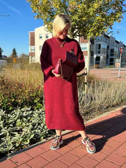 Afternoon Jurk - Burgundy