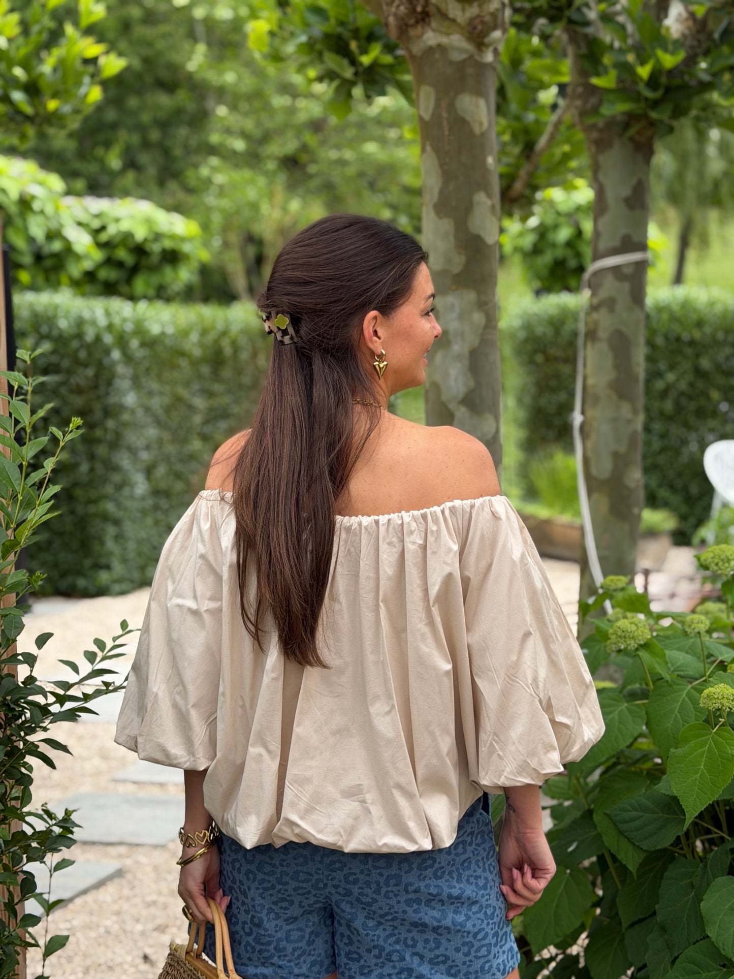 ELBA BLOUSE - BEIGE