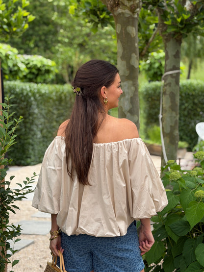 ELBA BLOUSE - BEIGE