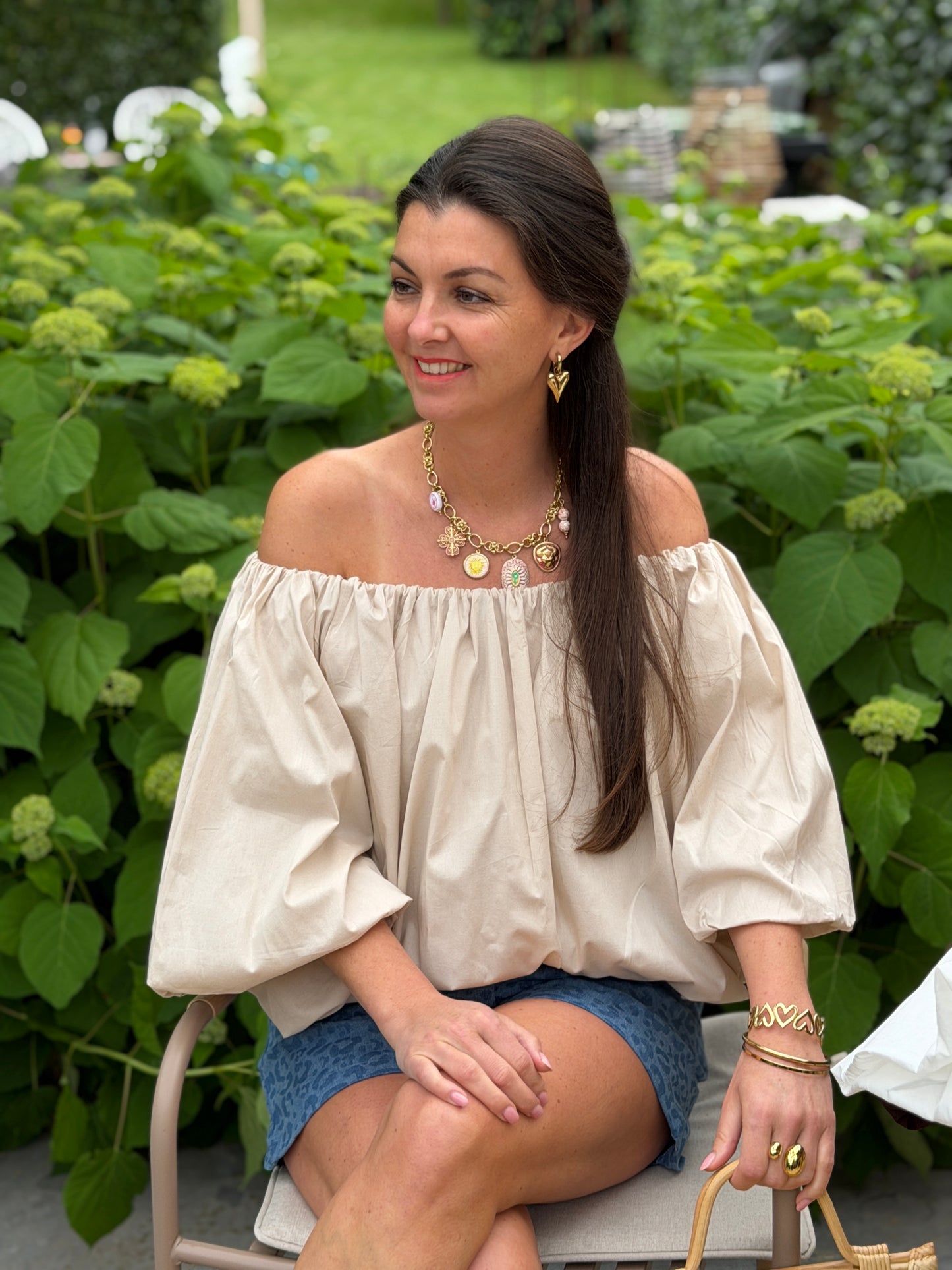 ELBA BLOUSE - BEIGE