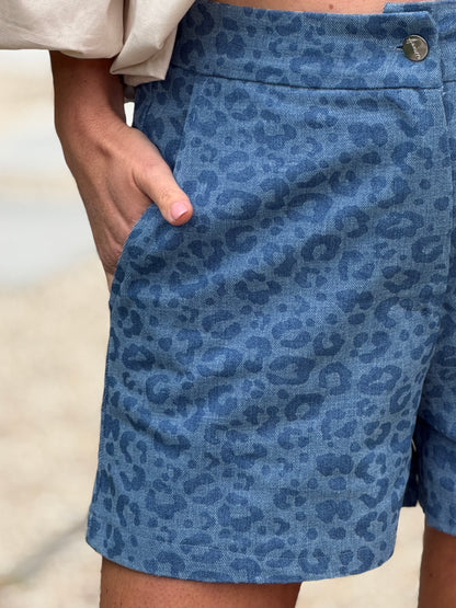 PANTER DENIM SHORT