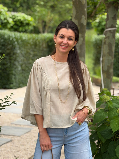 MEREL BLOUSE - BEIGE