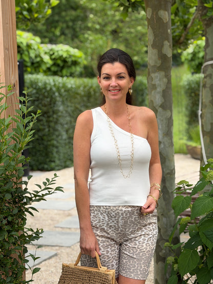 ONE-SHOULDER TOP - WIT