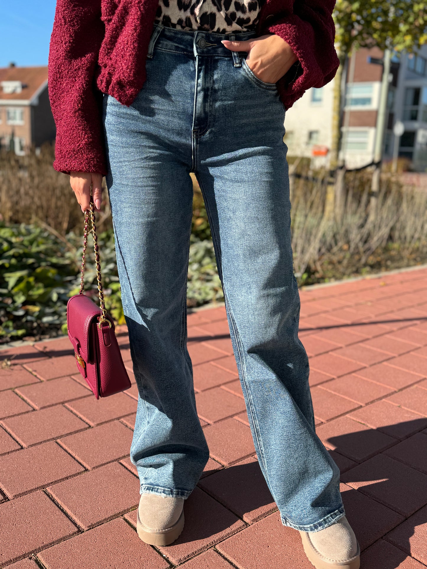 Jeans mit weitem/geradem Bein TXK 