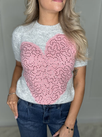 Lovi Shirt - Grijs/Roze