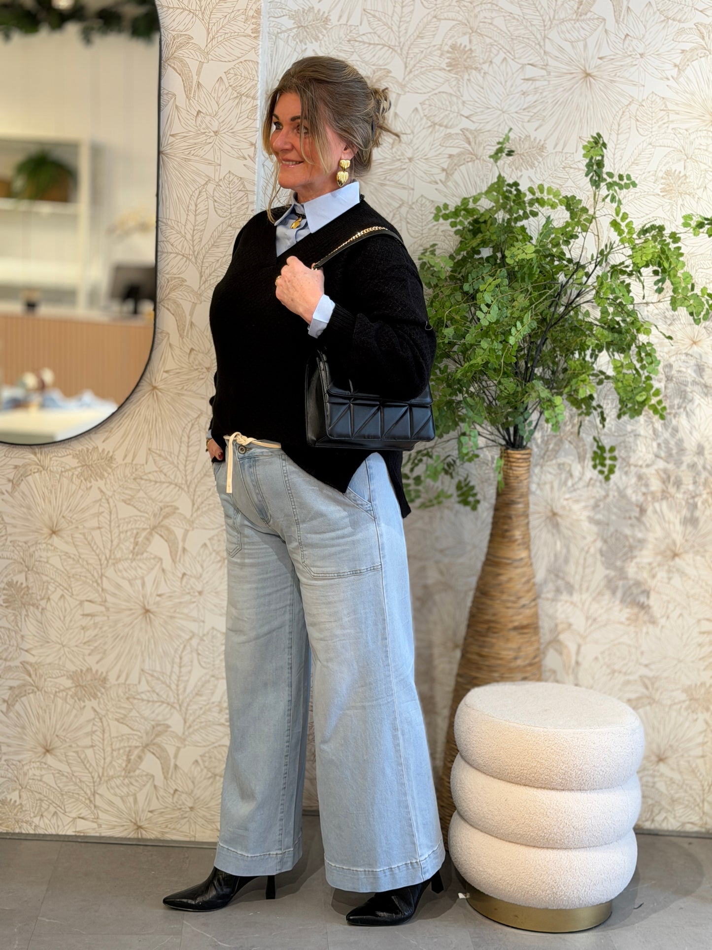 VALENTINA Trui  - Zwart