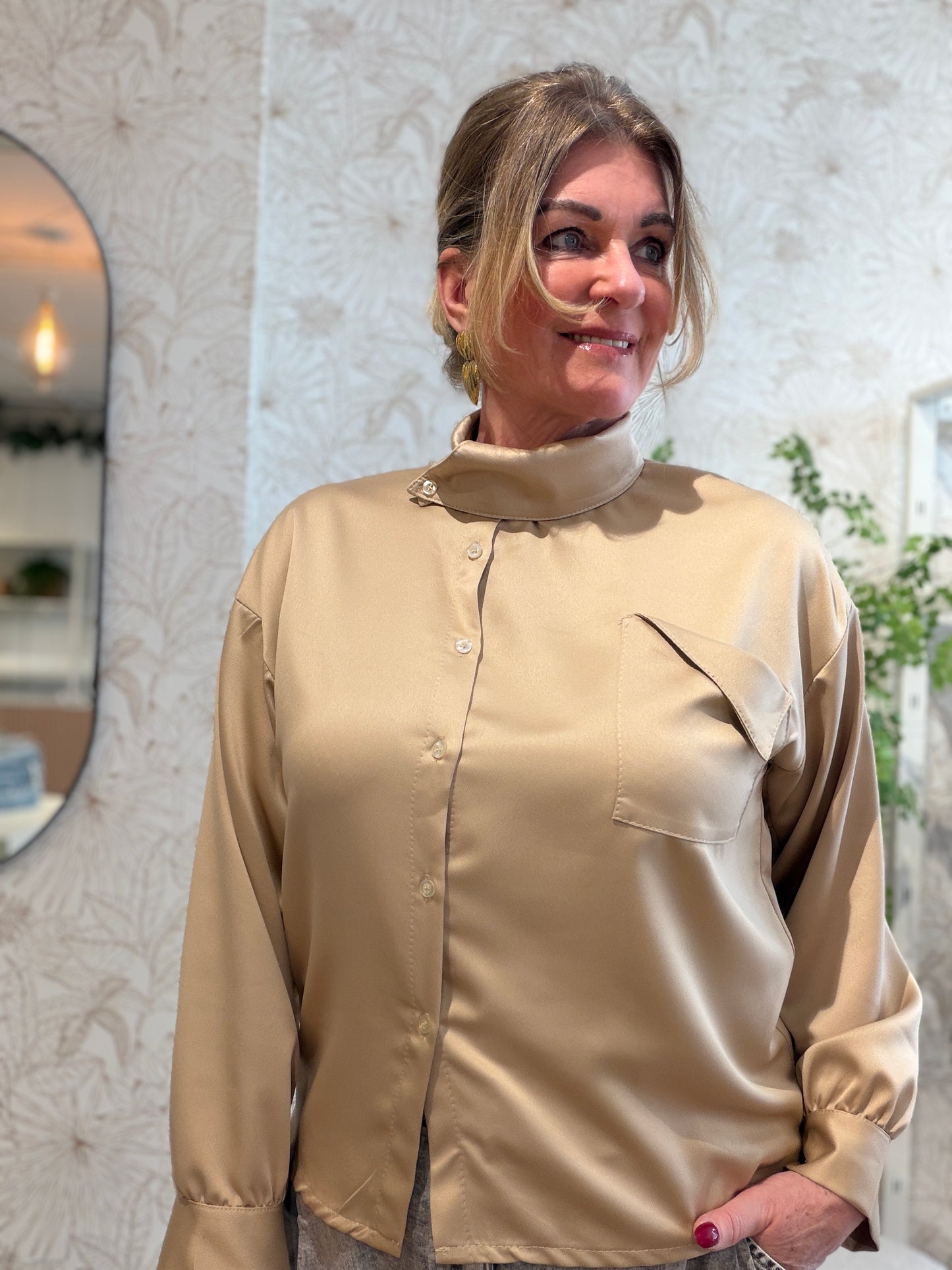 SOFIA Blouse - Champagne