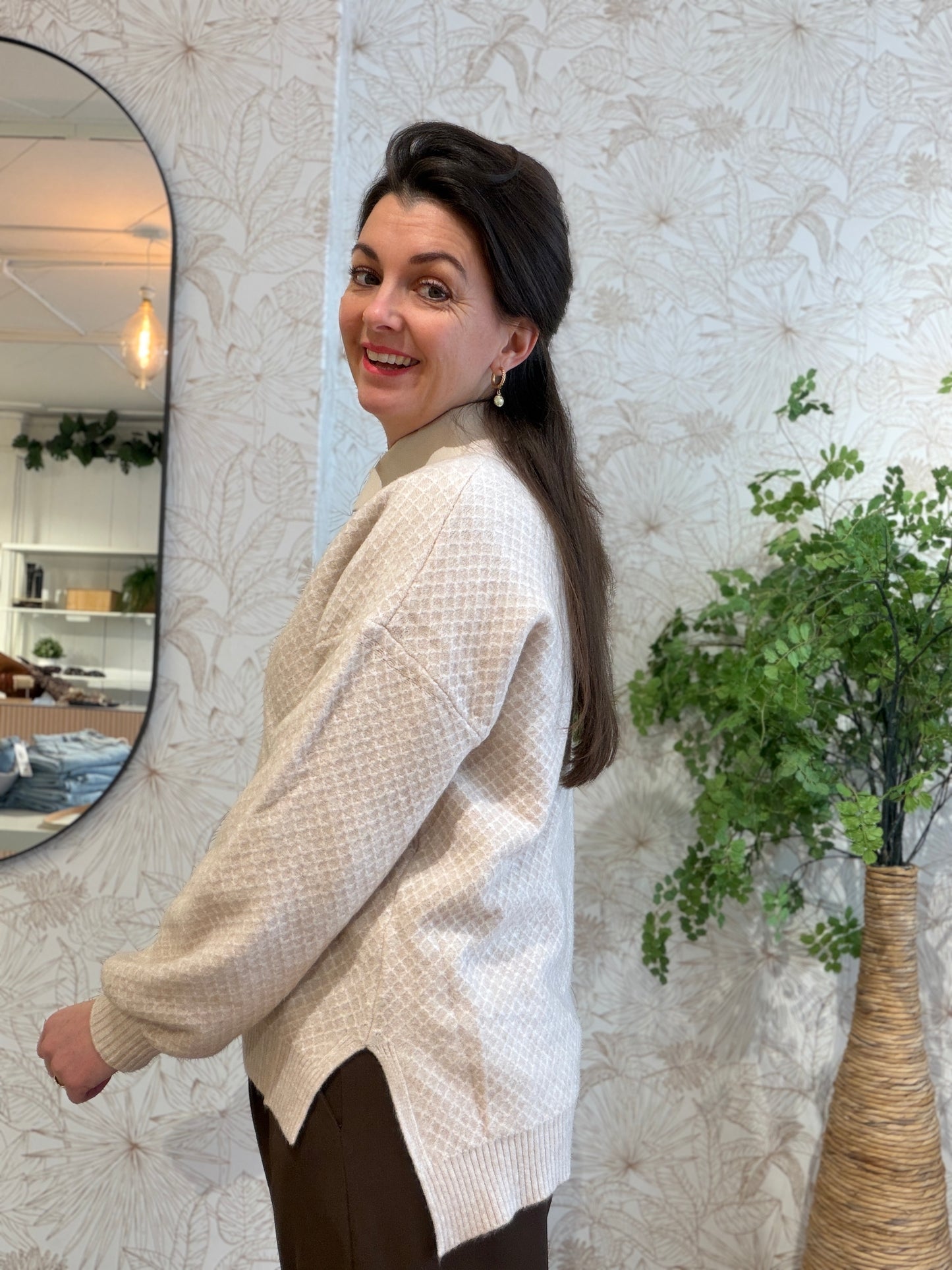 VALENTINA Trui  - Beige