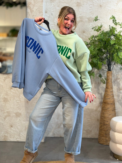 ICONIC Trui  - Blauw