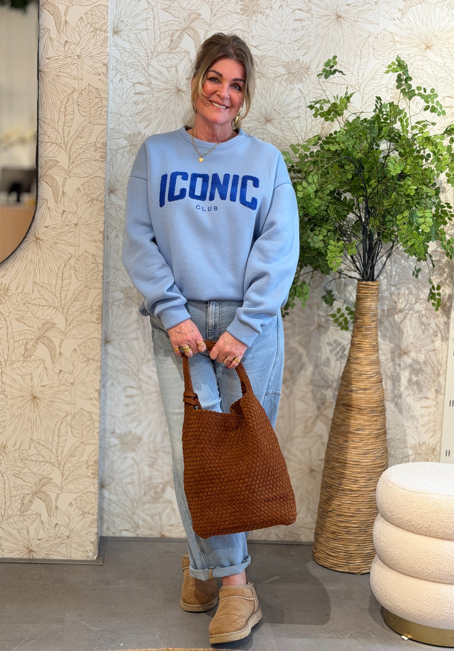 ICONIC Trui  - Blauw