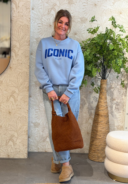 ICONIC Trui  - Blauw