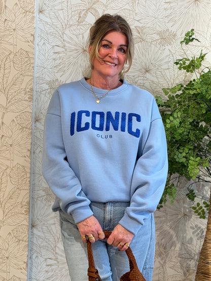 ICONIC Trui  - Blauw