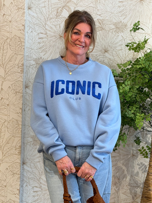 ICONIC Trui  - Blauw