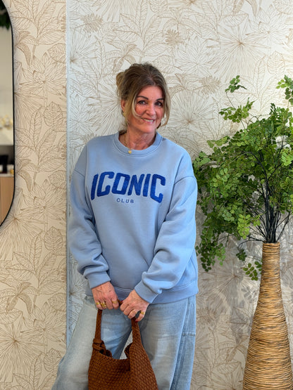 ICONIC Trui  - Blauw