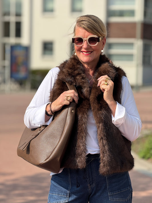 FAKE FUR Bodywarmer