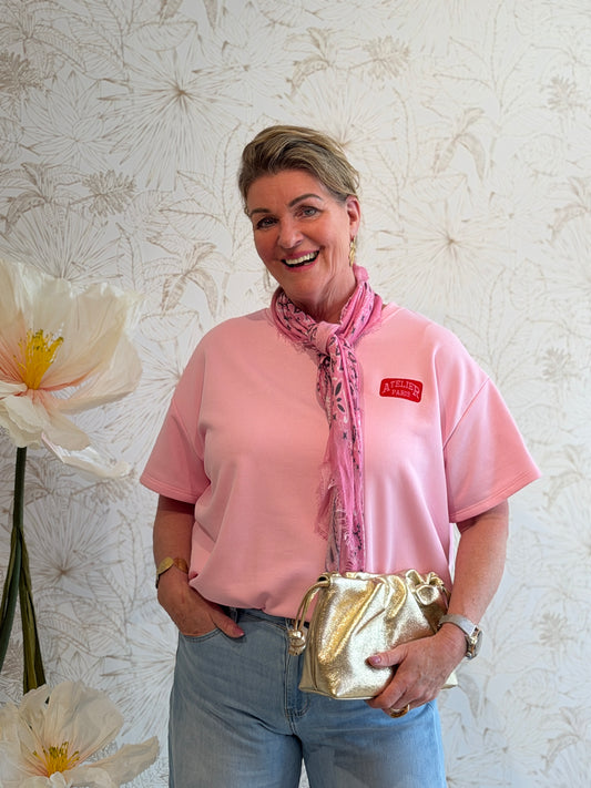 PARIS Sweater - Lichtroze PREORDER