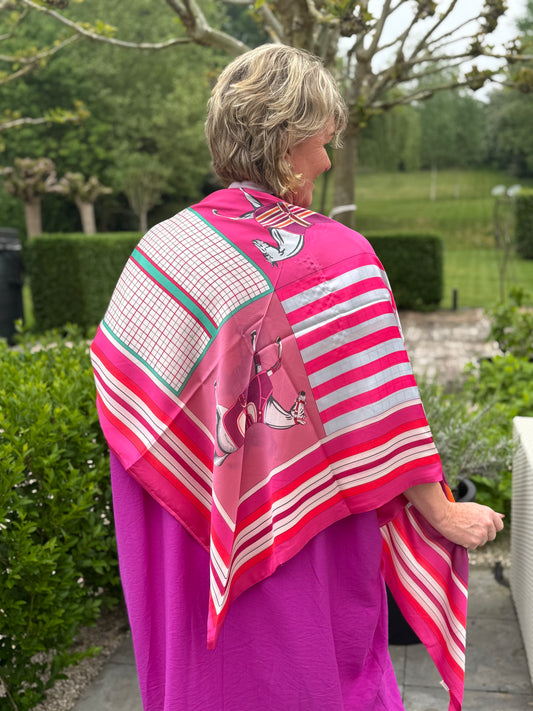 Puntsjaal Fuchsia