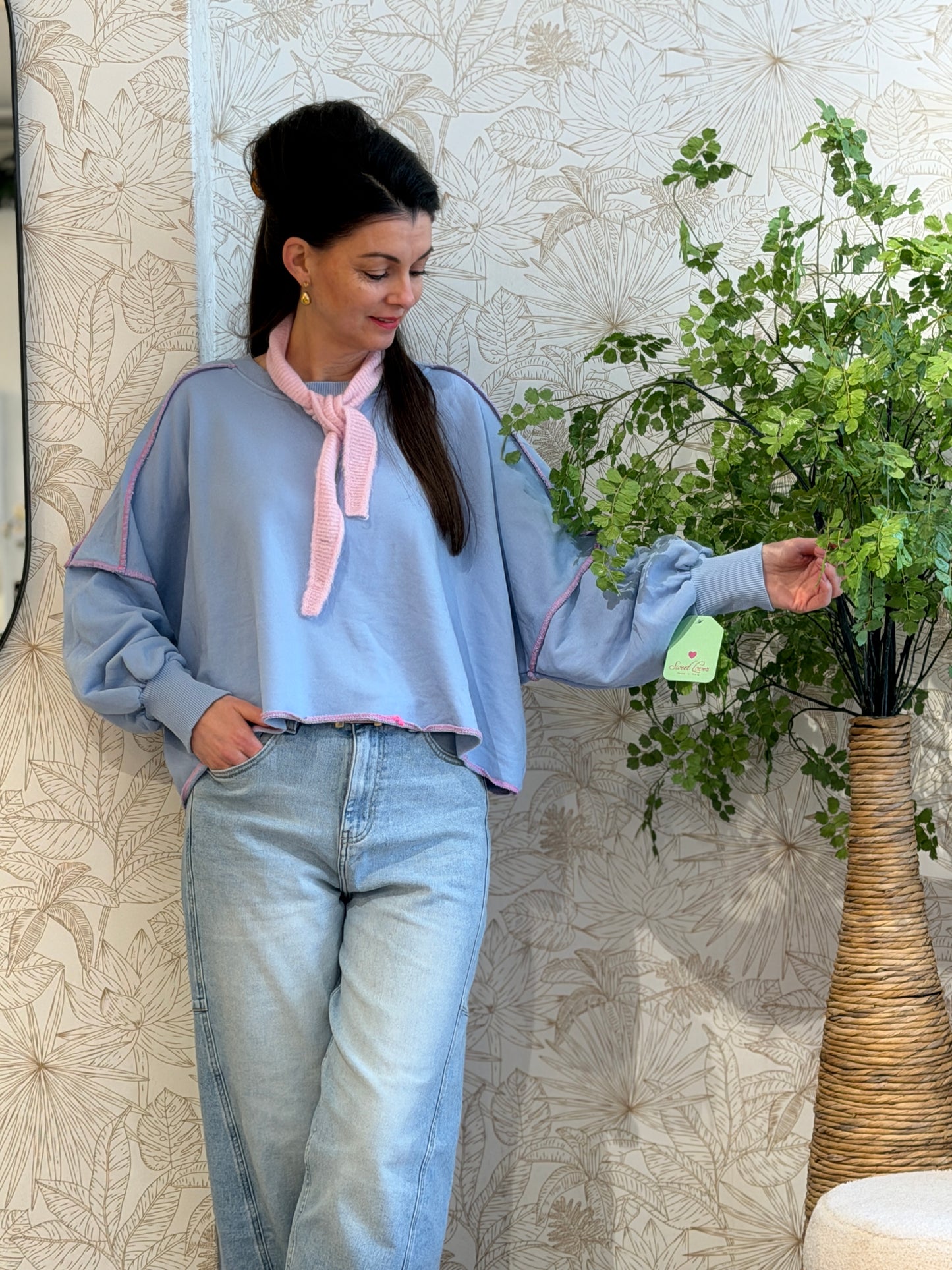 SWEET Sweater  - Blauw