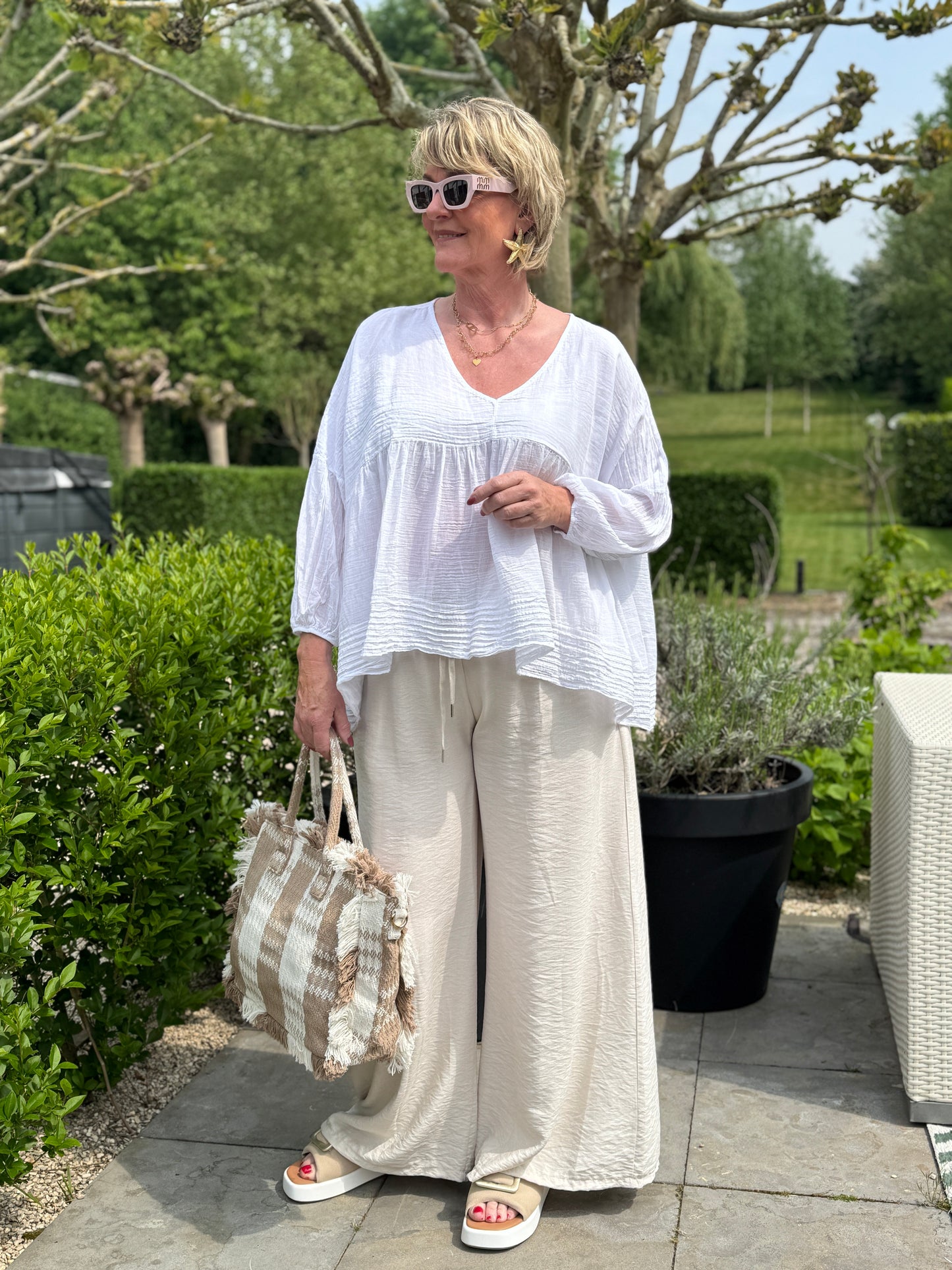 Steffie Blouse - Wit
