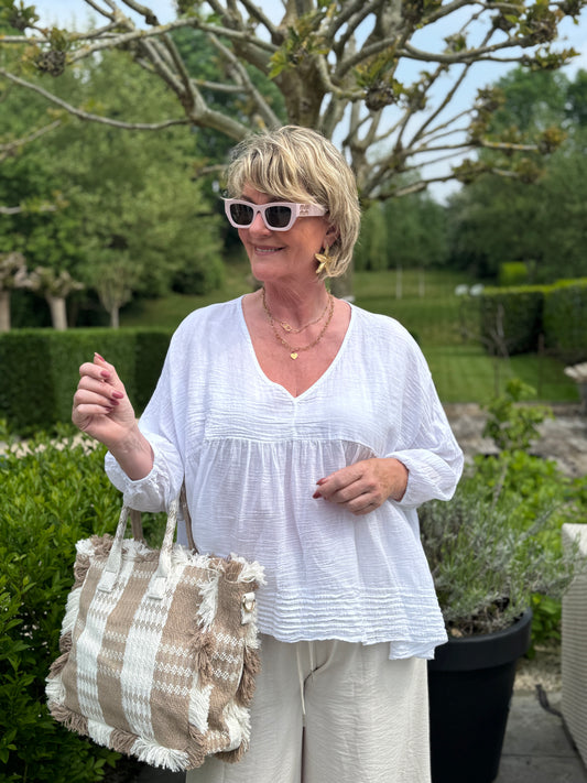 Steffie Blouse - Wit