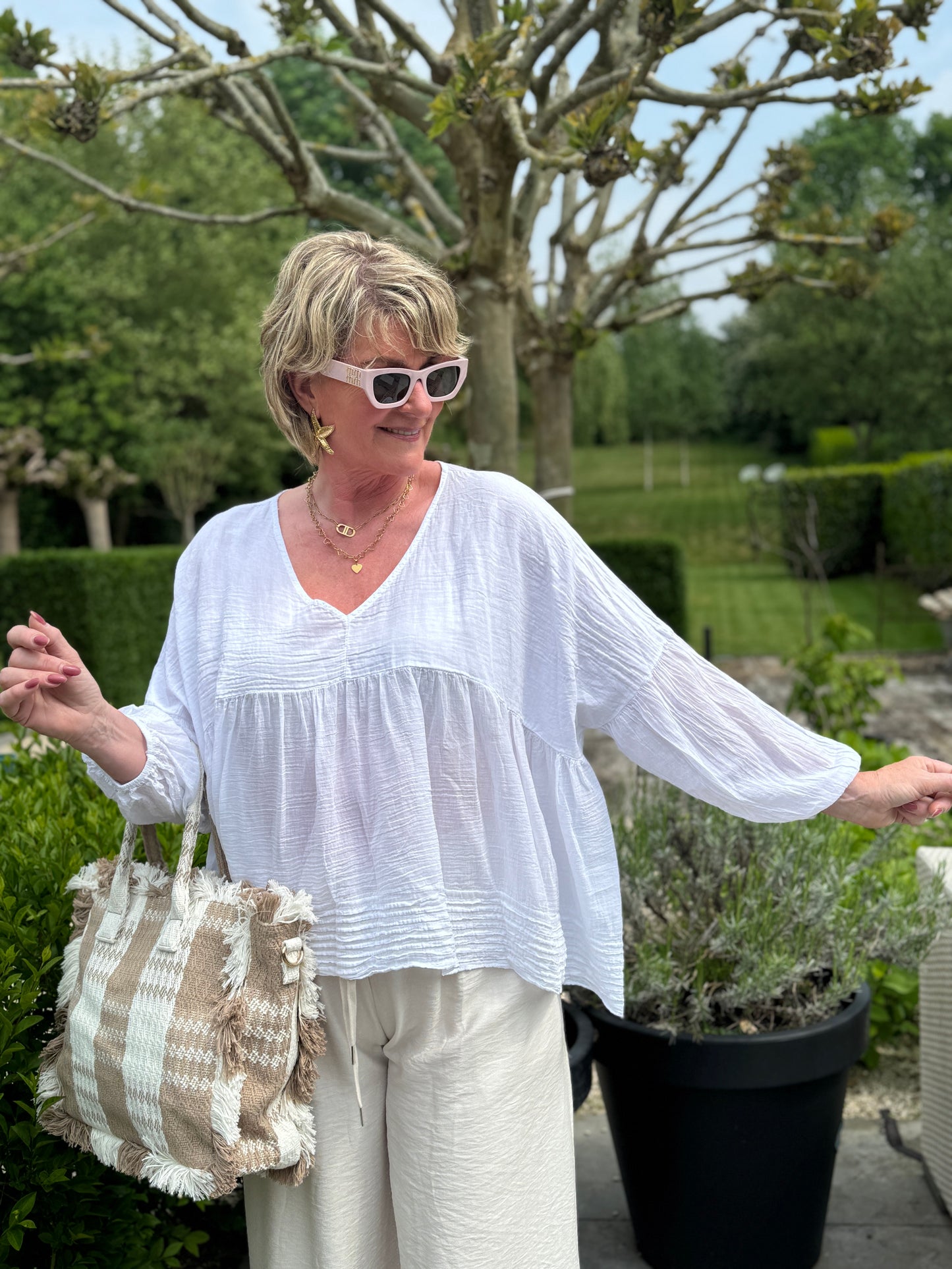 Steffie Blouse - Wit