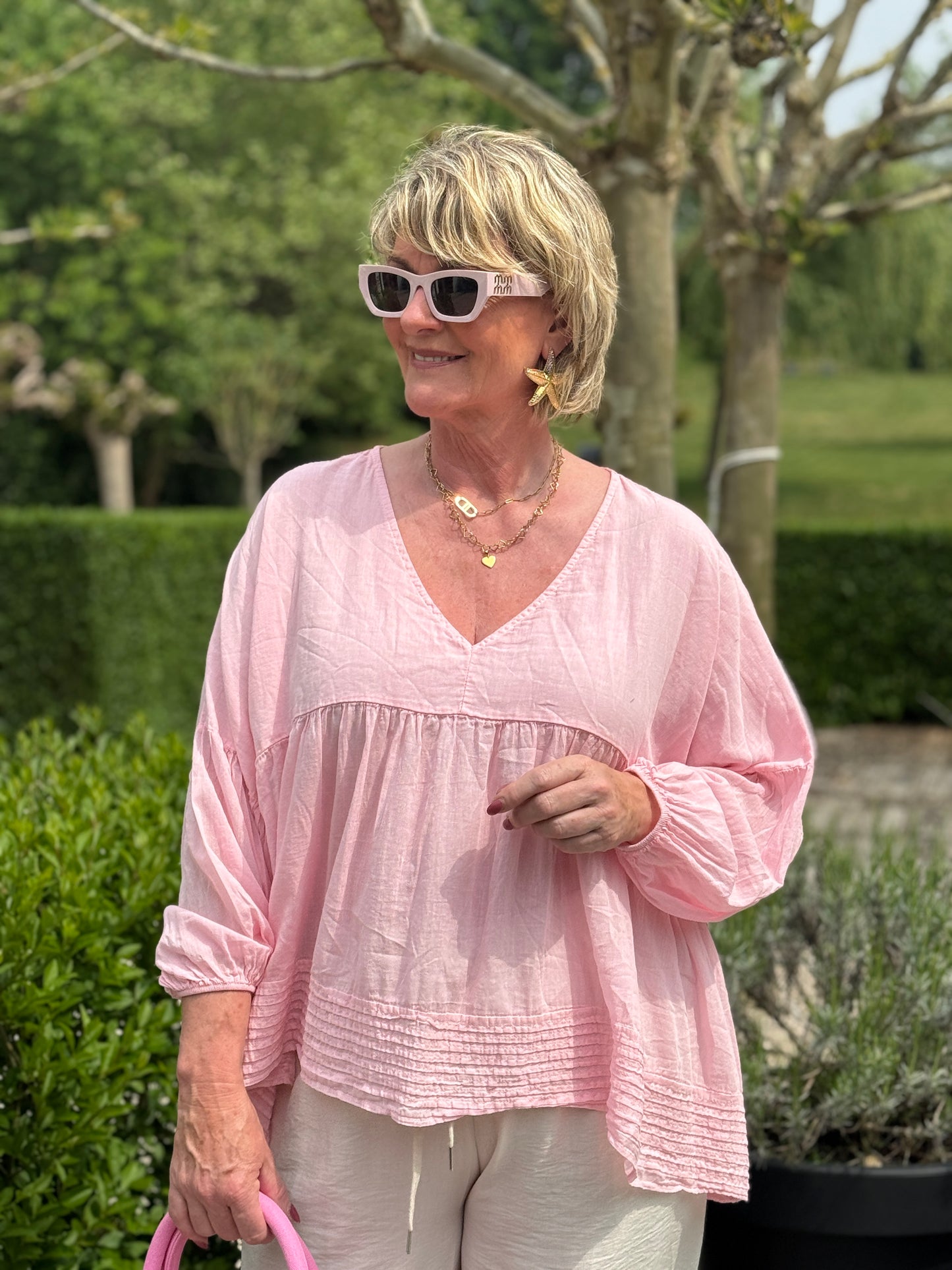 Steffie Blouse - Roze
