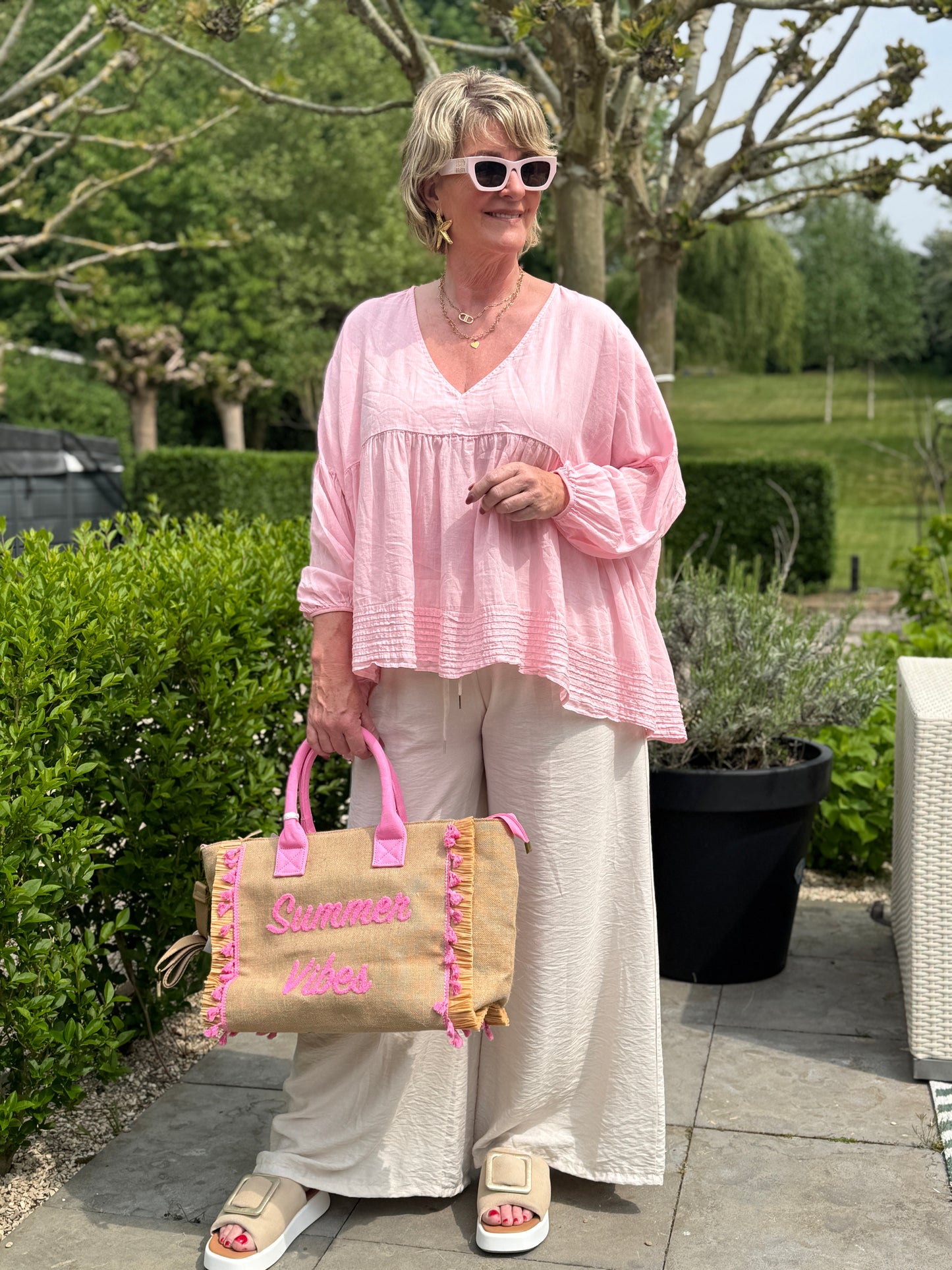 Steffie Blouse - Roze
